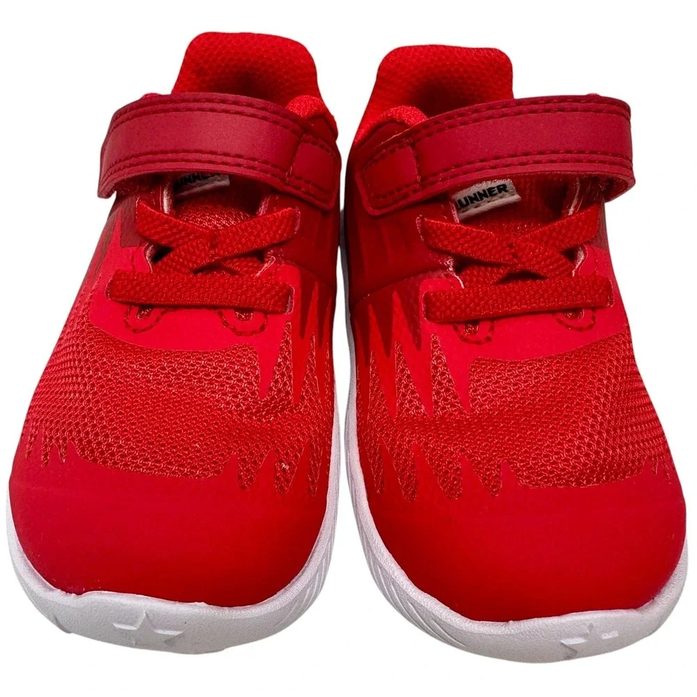 NWB‎ Nike Star Runner (TDV) 907255 600 University Red/Metallic Silver Kids Sz 4C